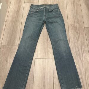 7 For All Mankind Boycut Straight Jeans | Size 24 | New Without Tags